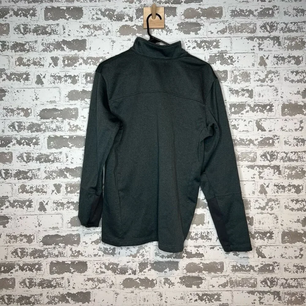 The north face | mens green quarter zip pullover